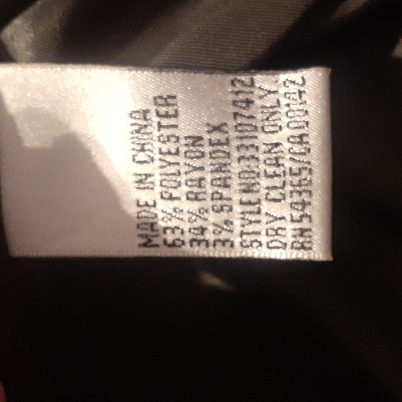 Peter Nygard Charcoal Gray Blazer Jacket Tucks Topstitching Career Professional - Picture 6 of 8